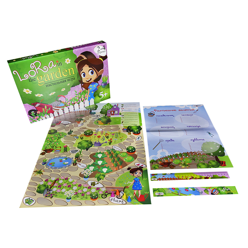 Игра-ходилка с фишками Lora in the Garden STRATEG, арт. 30514