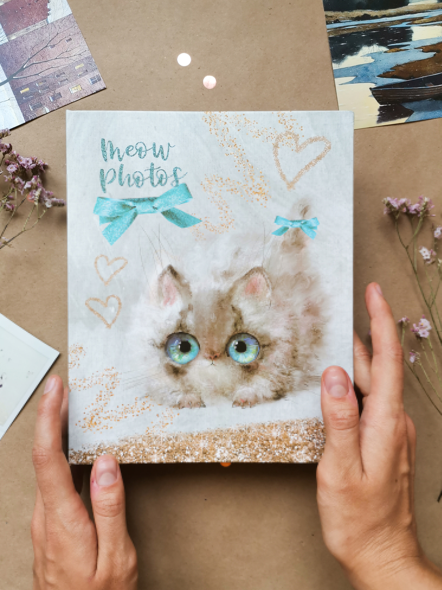 Фотоальбом 10*15 200ф ПОЛИНОМ Sweet Kittens Чёрный котёнок, арт. FA 200.002-2