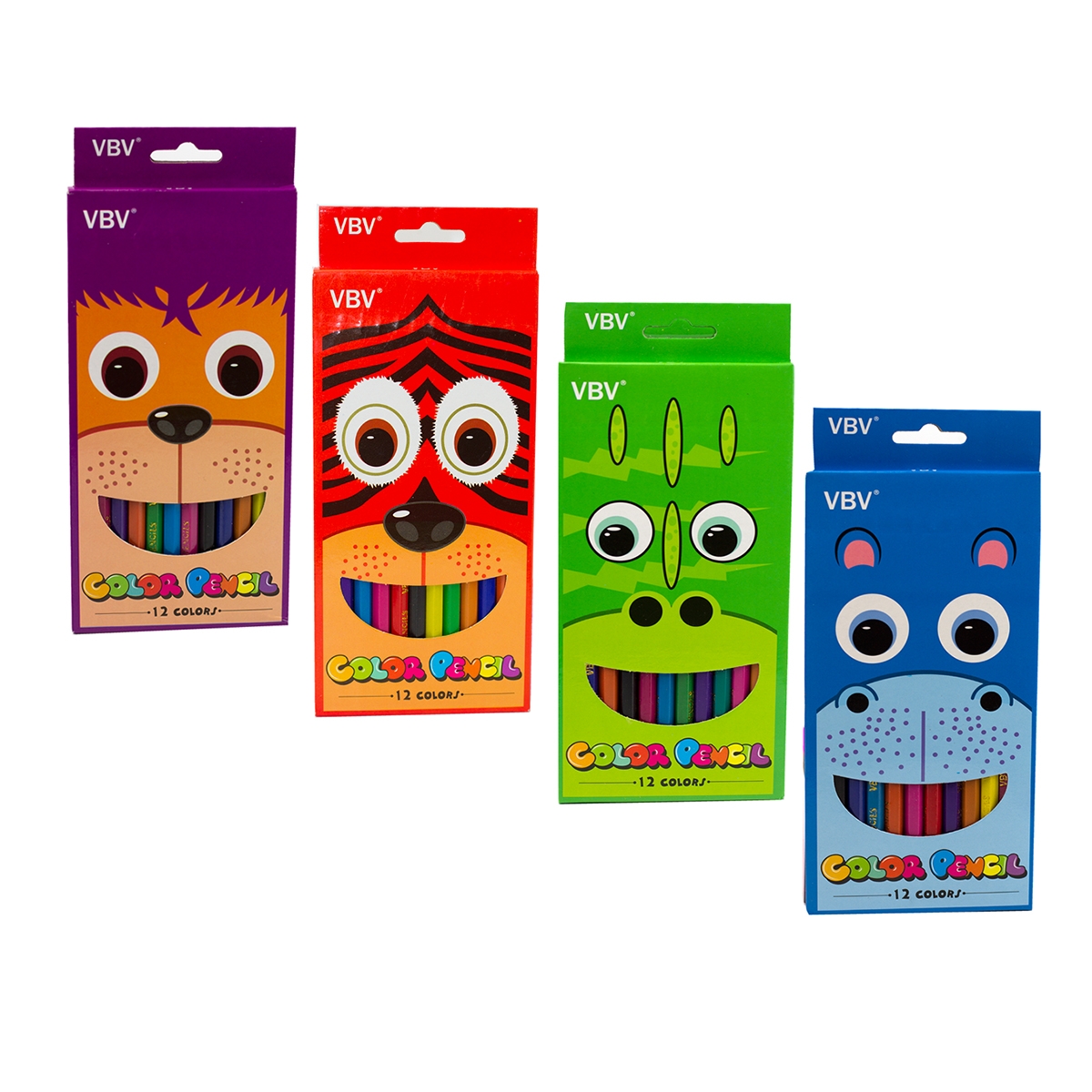 Карандаши цв 12цв YALONG Color Pencil пластиковые, арт. YL530080-12