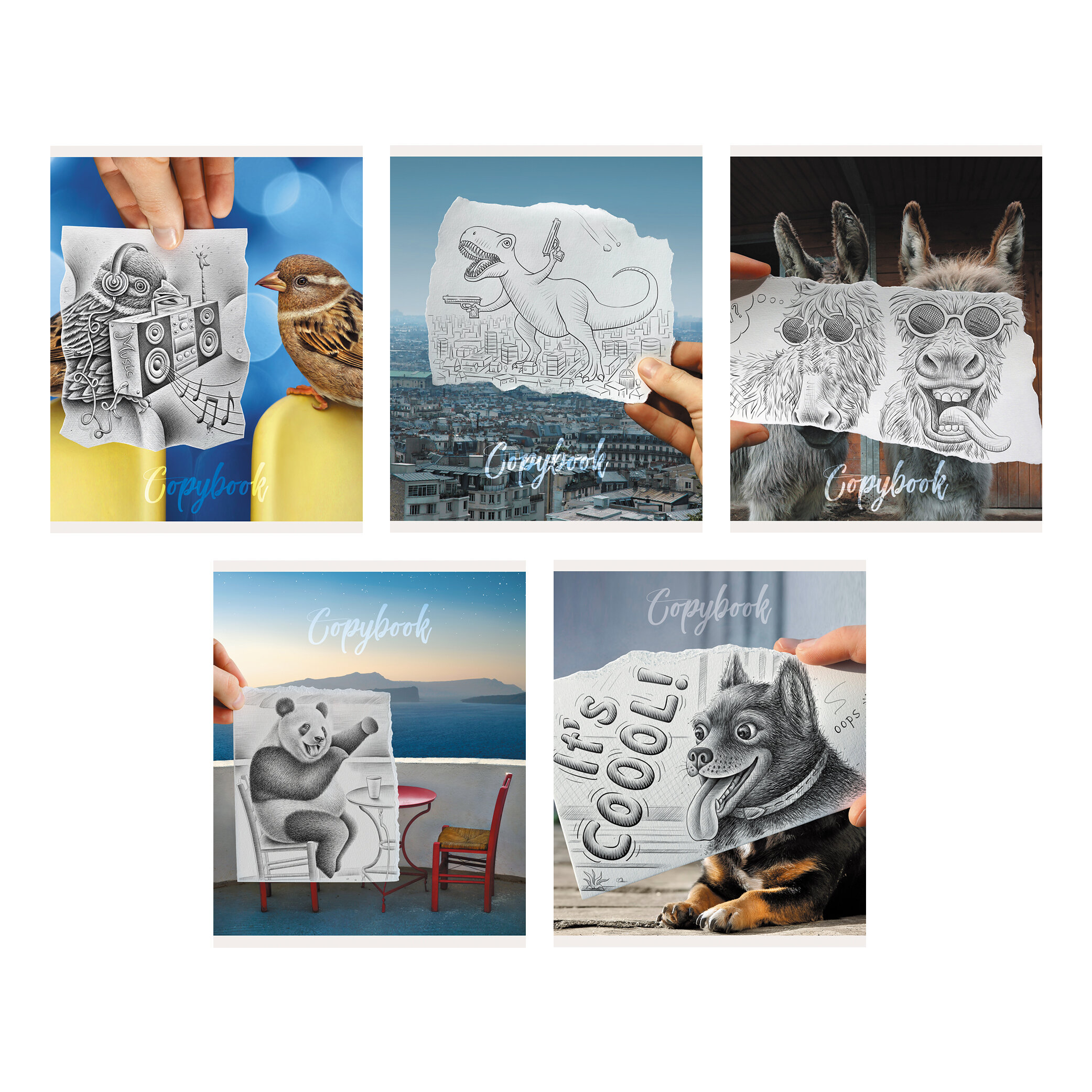 Тетрадь А5 48л клетка LISTOFF Вдохновение! ассорти, арт. ТК2Л487790