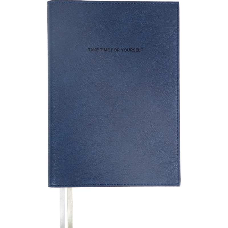 Ежедневник недатированный А5 deVENTE Orto интегральная обложка искусственная кожа синий съемная обложка, арт. 2234509