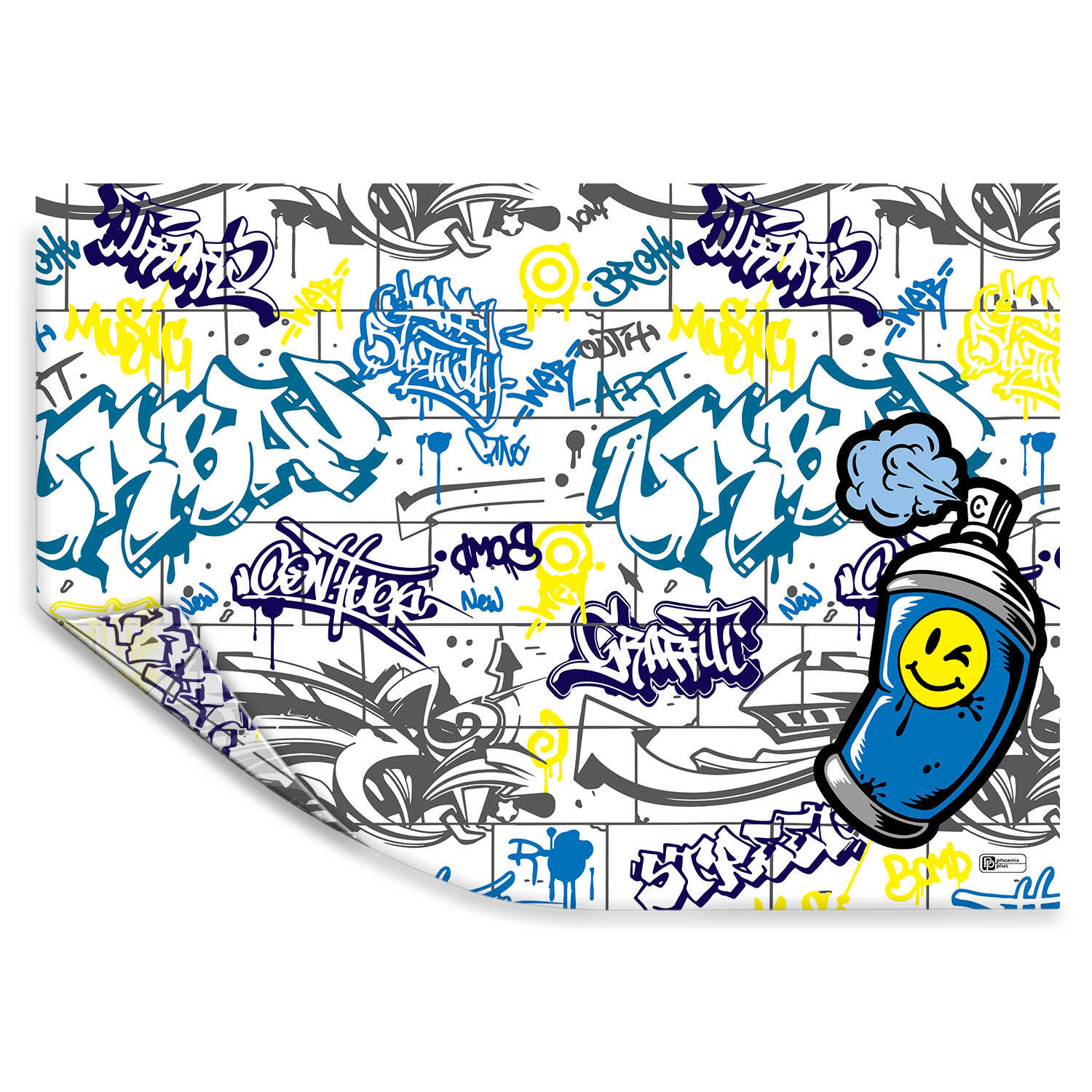 Клеенка для труда 50*70 ФЕНИКС Граффити, арт. 62659