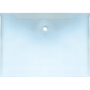 Папка конверт на кнопке А4 180мкр deVENTE прозрачная, арт. 3071405