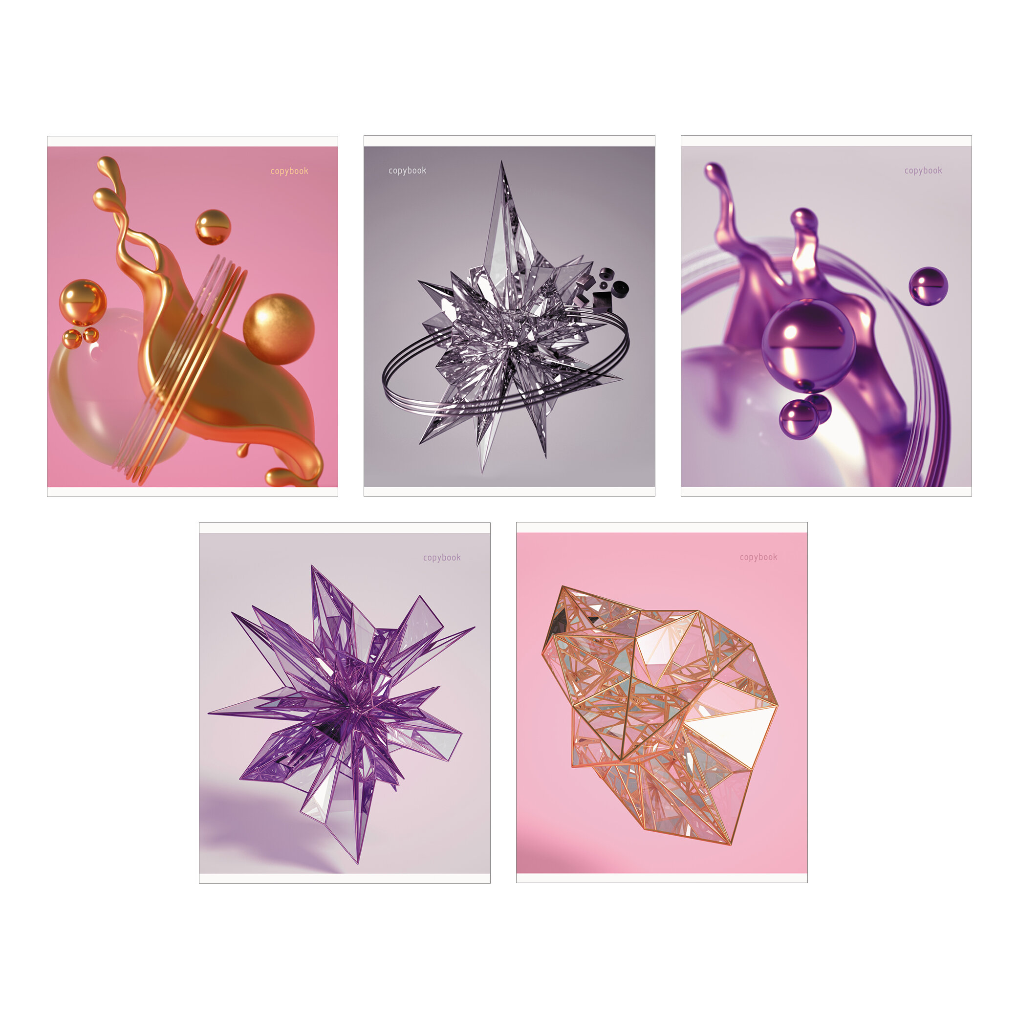 Тетрадь А5 48л клетка LISTOFF Взрывной арт ассорти, арт. ТКЛ487904