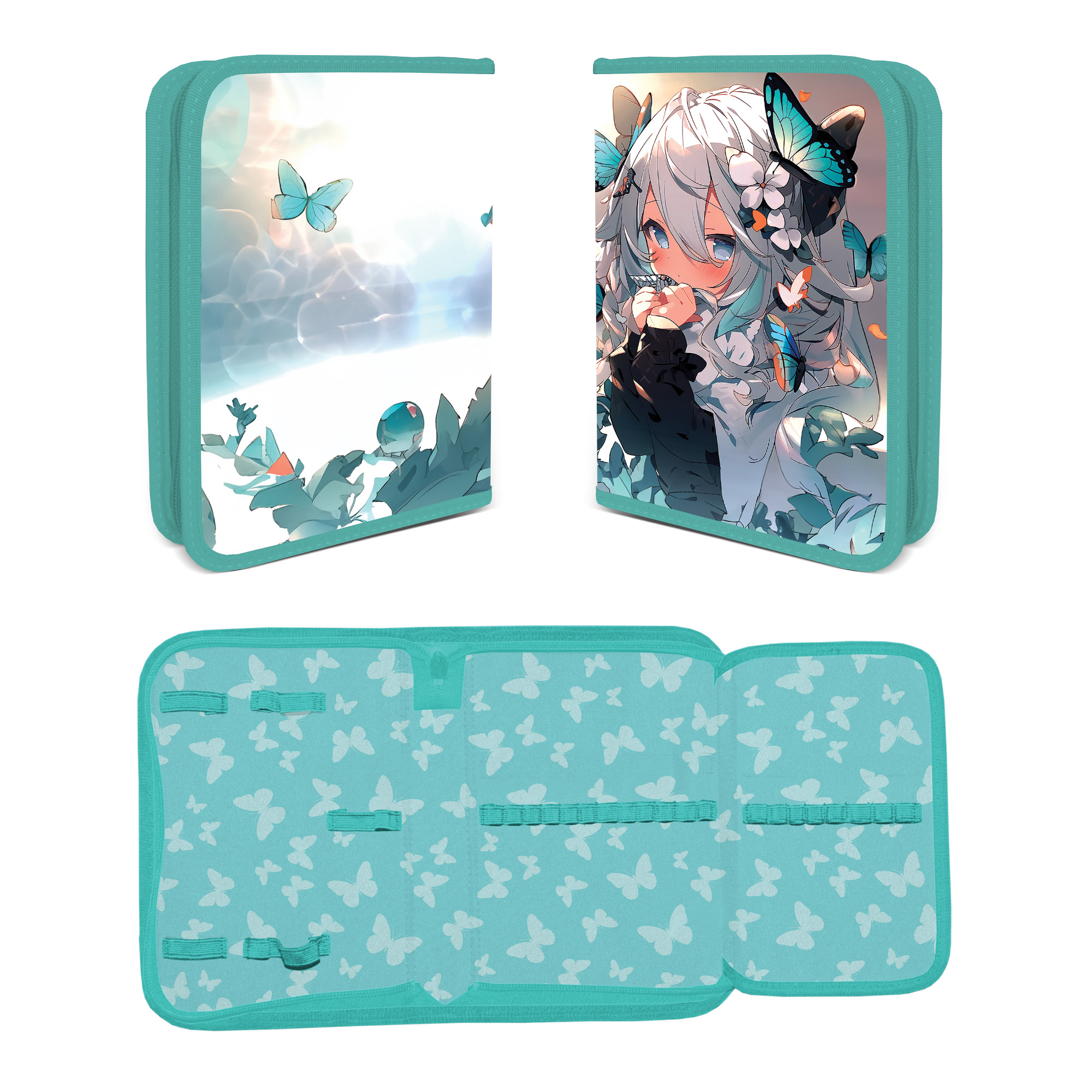 Пенал 1 отделение SEVENTEEN Аниме с откидной планкой, арт. SKLB-UTG-031