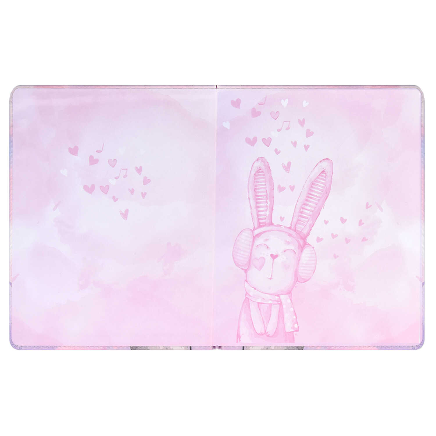 Дневник 1-11 класс твердая обложка искуственная кожа ФЕНИКС Влюбленный кролик, арт. 62165