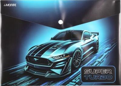 Папка конверт на кнопке А4 180мкр deVENTE Супер турбо, арт. 3079603