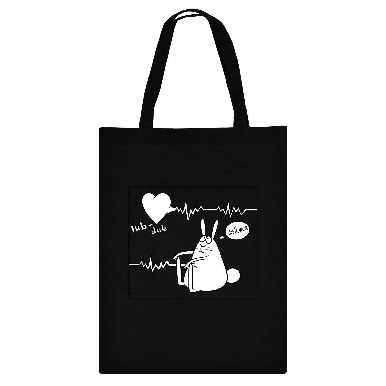 Сумка шоппер ФЕНИКС Влюбленный заяц, арт. 60038