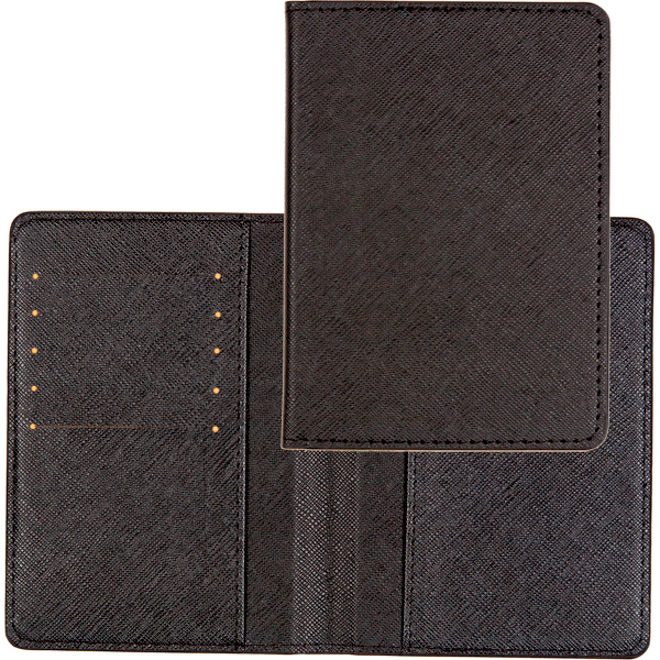 Обложка на паспорт deVENTE Redeco искусственная кожа 5 отделений для визиток черная, арт. 1030906