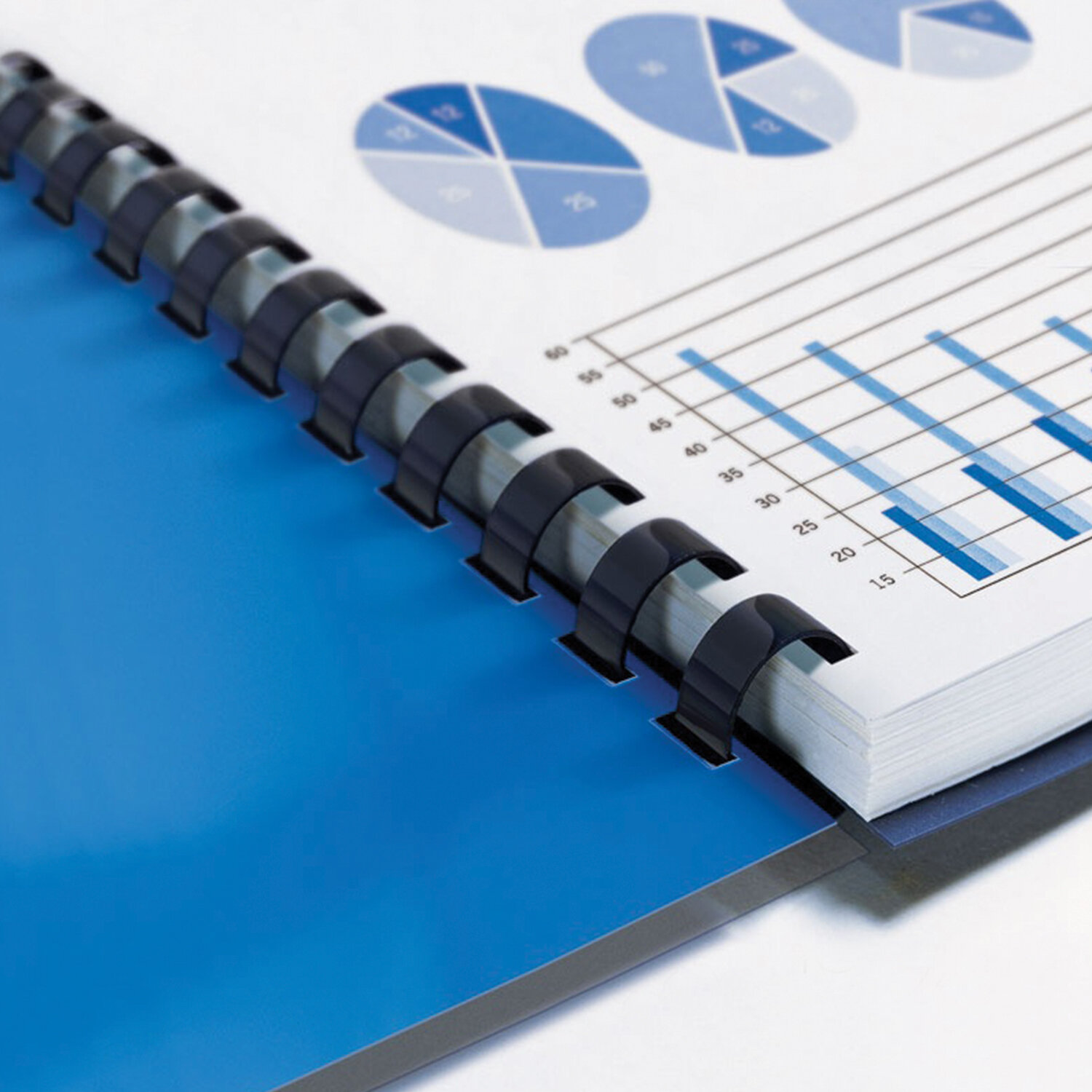 Пружина для брошюрирования 51мм 410-470листов BRAUBERG черная, арт. 530934