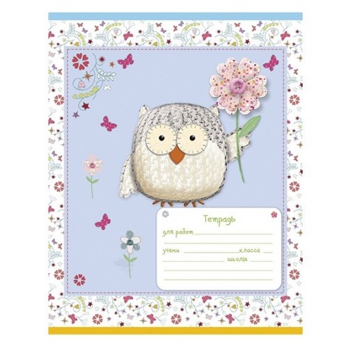 Тетрадь А5 12листов клетка ПЗБФ Буффи , арт. 019444