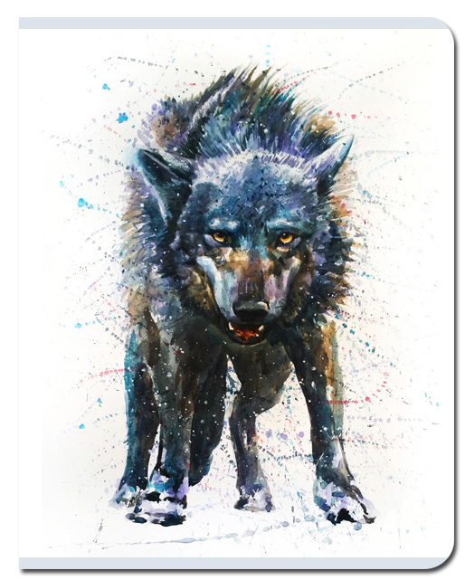 Тетрадь А5 48л клетка FINE BOOKS Пушок, арт. FB263