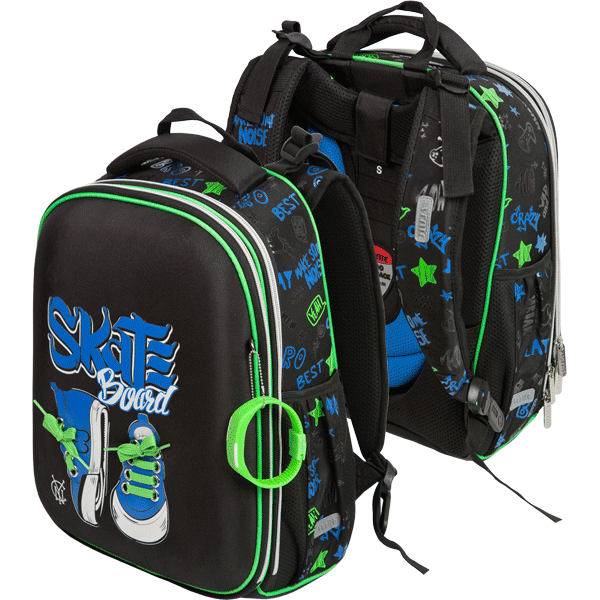 Рюкзак школьный deVENTE Choice Skate Boots каркасный ортопедическая спинка, арт. 7033230