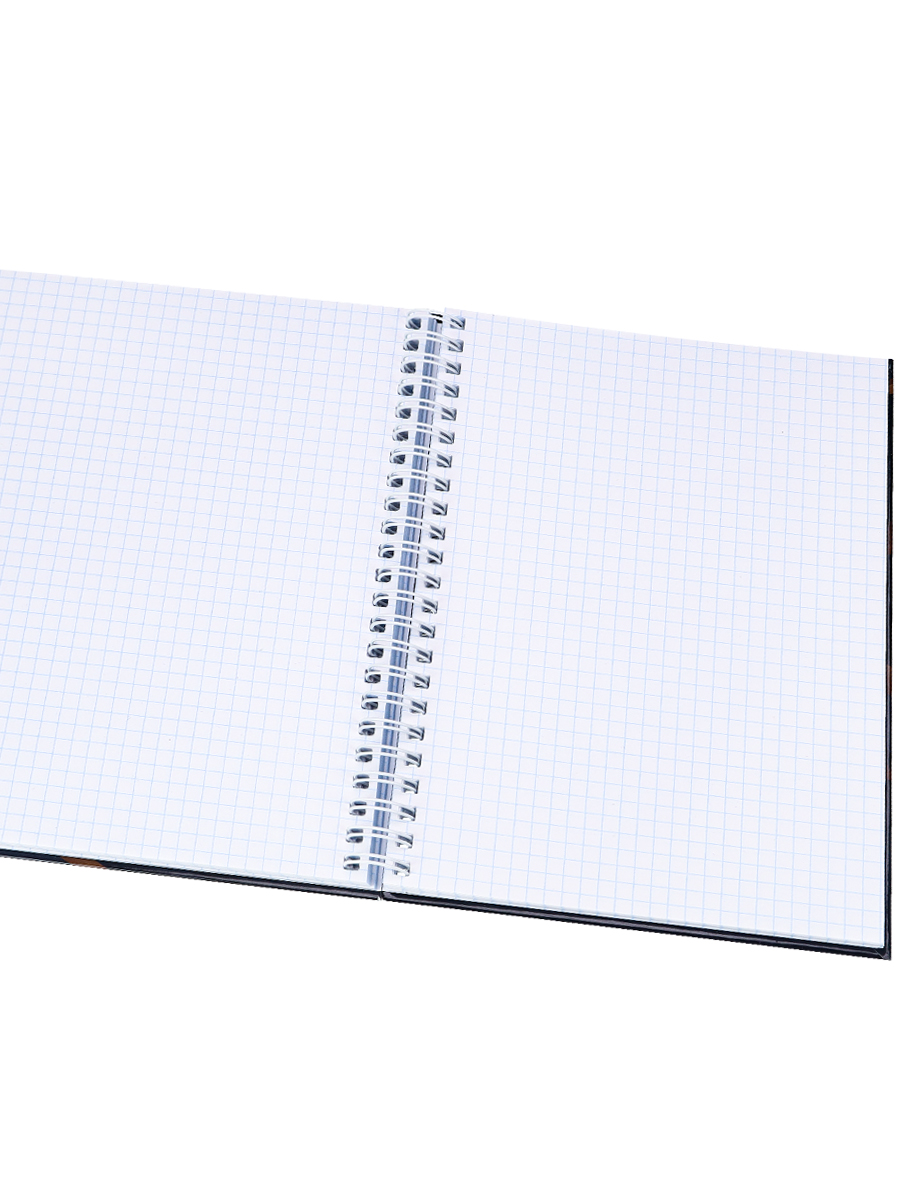 Записная книжка А5 120л клетка спираль ПРОФ-ПРЕСС  Треугольники твердая обложка, арт. 120-6794