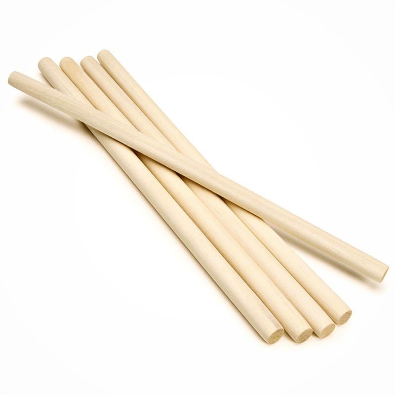 Черенок деревянный для граблей и метлы 1,3м D40мм, арт. ДИ/10