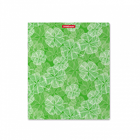 Тетрадь А5 48л клетка ERICH KRAUSE Clover пластиковая обложка, арт. 51460