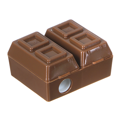 Точилка фигурная с контейнером CLIP STUDIO Шоколадка+ластик, арт. 576-015