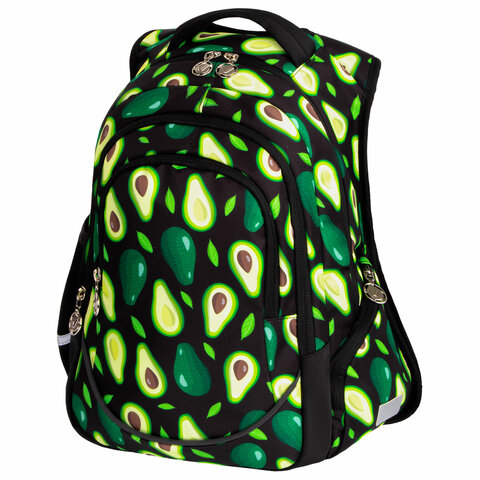 Рюкзак школьный BRAUBERG Avocado, арт. 229982