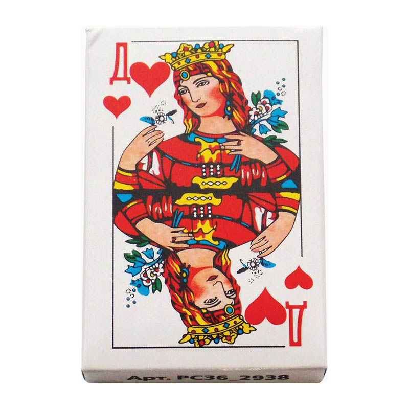 Карты игральные 36шт/упак пластиковое покрытие ARTSPACE, арт. PC36_2938