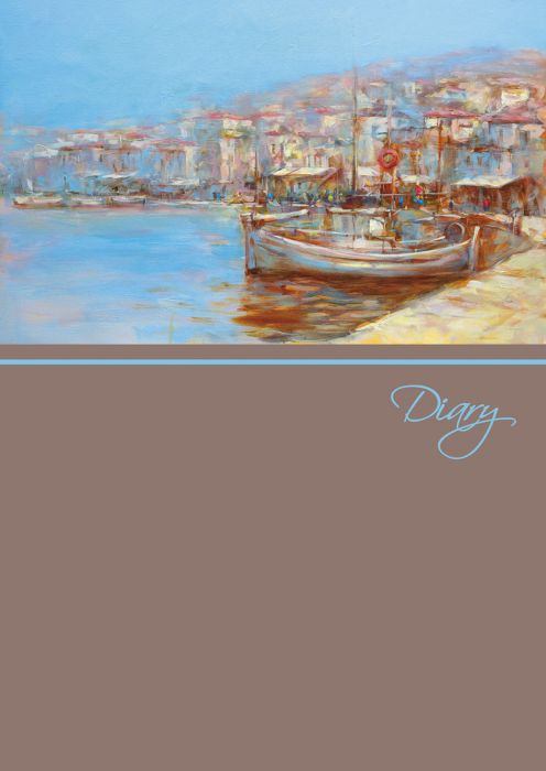 Ежедневник недатированный А6+ ФЕНИКС Diary Гавань твердая обложка, арт. 45749