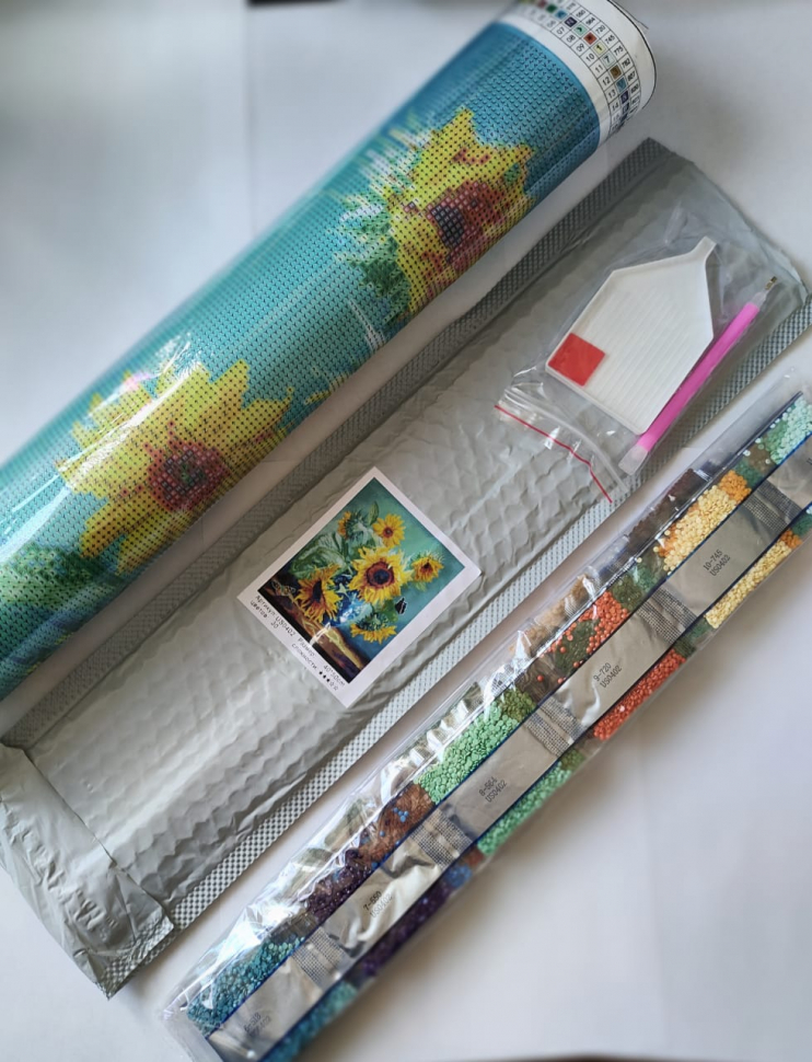 Набор для творчества Алмазная мозаика 40*50 без подрамника Иисус с ягнятами NN, арт. US0394