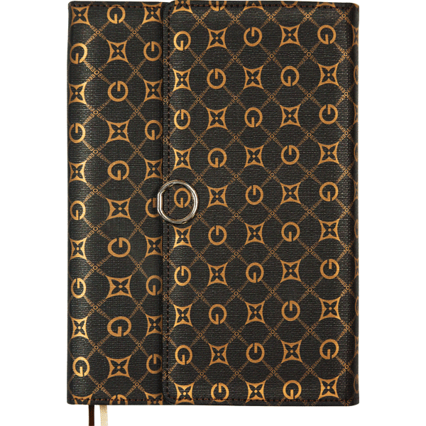 Ежедневник недатированный В6 deVENTE Chic искусственная кожа коричневый на магнитной застежке+карман для телефона/визиток , арт. 2035107
