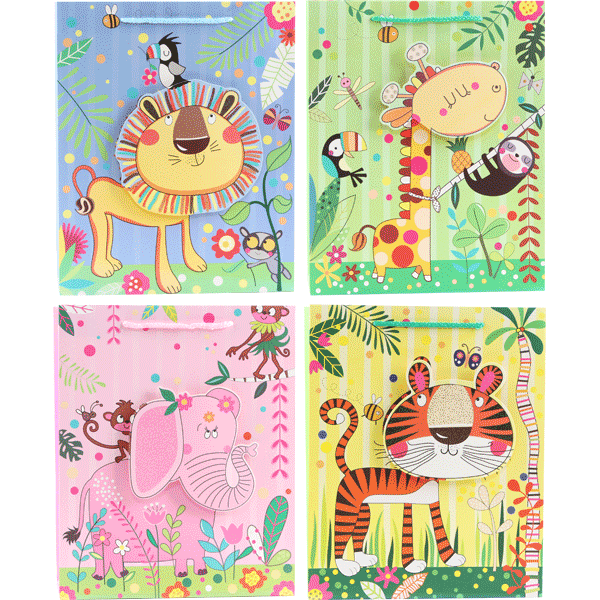 Пакет подарочный 18*23 deVENTE Jungle ассорти , арт. 9041008
