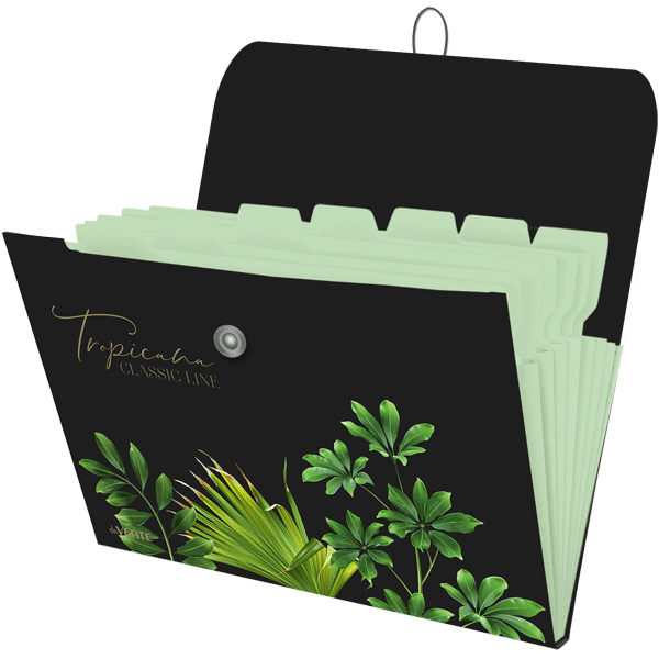 Папка классификатор  8 отделений А4 deVENTE Tropicana, арт. 3070231