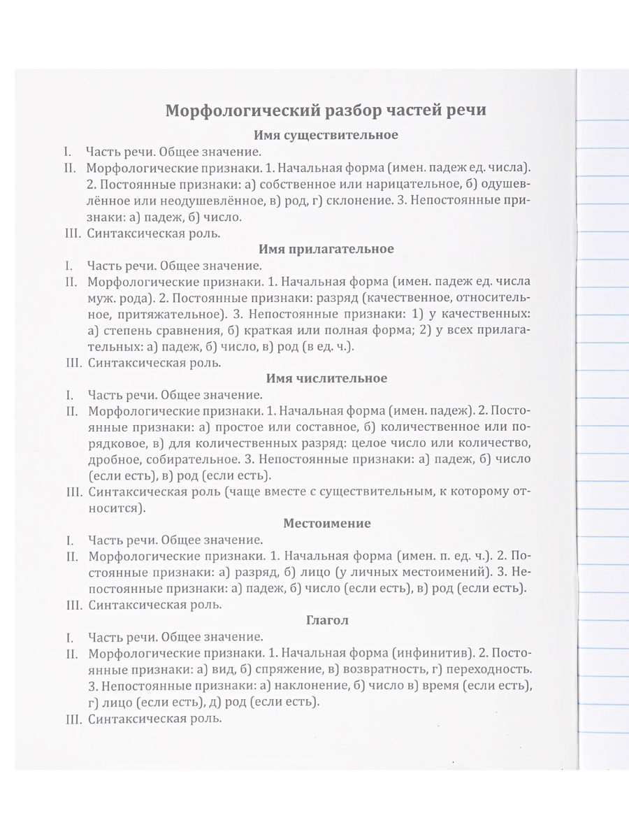 Тетрадь предметная Русский язык 48л линия ПРОФ-ПРЕСС Школьные мемасики, арт. 48-9661