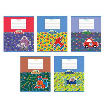 Тетрадь А5 12листов линия ПОЛИГРАФИКА GameLand, арт. 31413