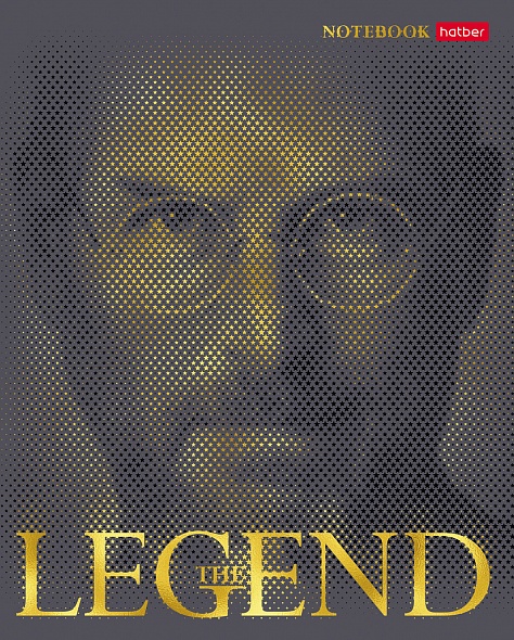 Тетрадь А5 96л клетка ХАТБЕР Я-Легенда ассорти, арт. 96Т5В1_29598