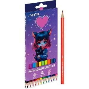 Карандаши цветные 12цветов deVENTE Friends Forever, арт. 5022623
