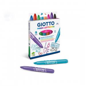 Фломастеры 8цветов GIOTTO Magic Lettering, арт. 426500