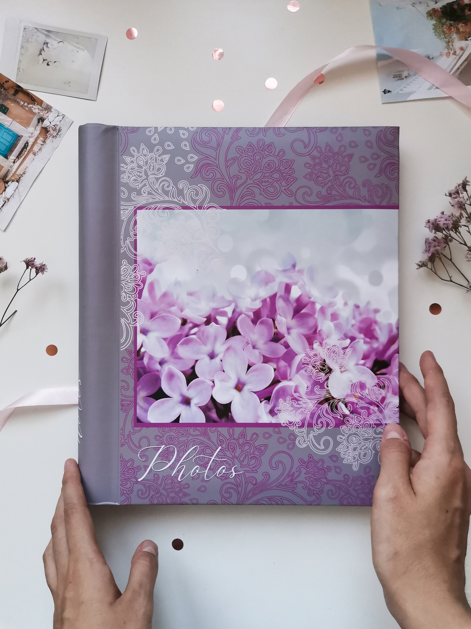 Фотоальбом 23*28см ПОЛИНОМ Bloom 20л магнитный, арт. FA 20М.003