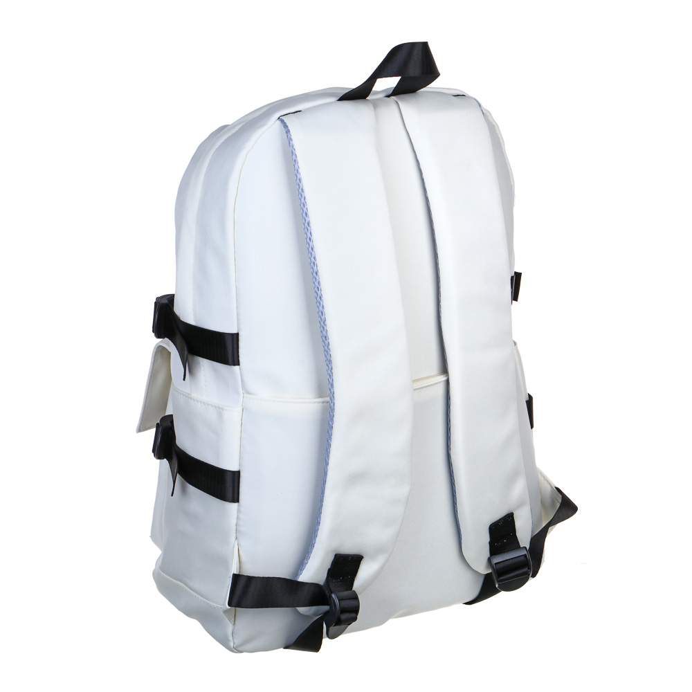 Рюкзак подростковый CLIP STUDIO молочный поясная сумка мягкий уплотненная спинка, арт. 254-726