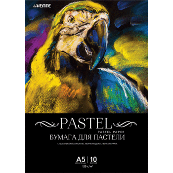 Папка для пастели А5 10л 120г/м2 deVENTE черная бумага, арт. 2132904