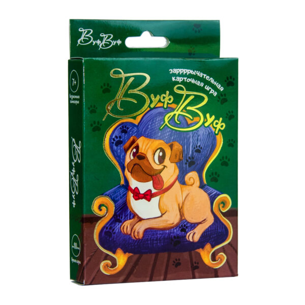 Игра карточная Вуф Вуф STRATEG, арт. 30906