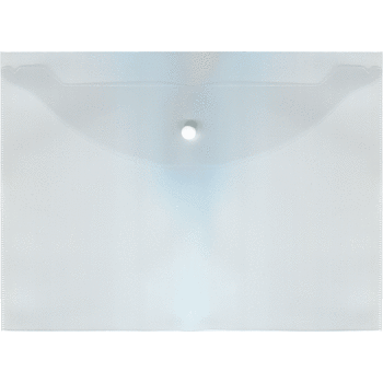 Папка конверт на кнопке А4 120мкр ATTOMEX прозрачная, арт. 3071820