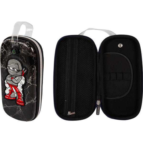 Пенал 1 отделение deVENTE Ninja с органайзером-створкой, арт. 7010349