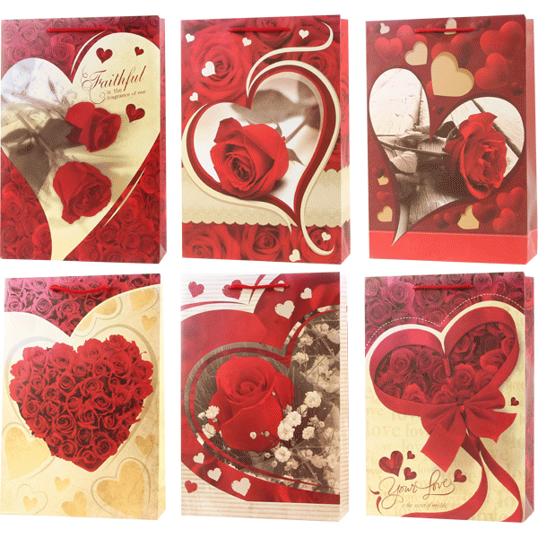 Пакет подарочный 17,5*25 deVENTE Passion ассорти , арт. 9041194