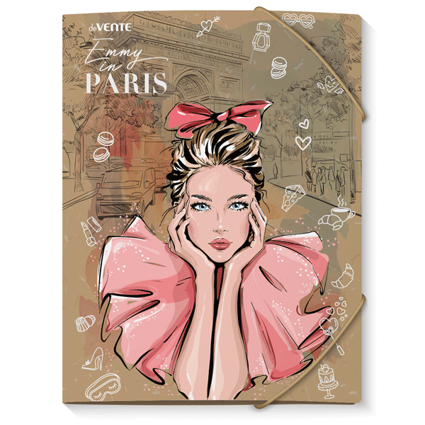 Папка на резинках А4 deVENTE Emmy in Paris, арт. 3070224