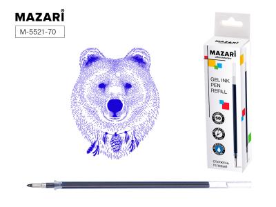 Стержень гелевый синий 130мм 0,5/0,5 MAZARI, арт. М-7902-70/М-5521-70