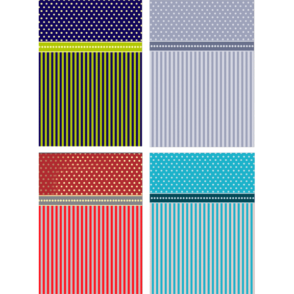Пакет подарочный 26*32 deVENTE Dots&Lines ассорти , арт. 9041282