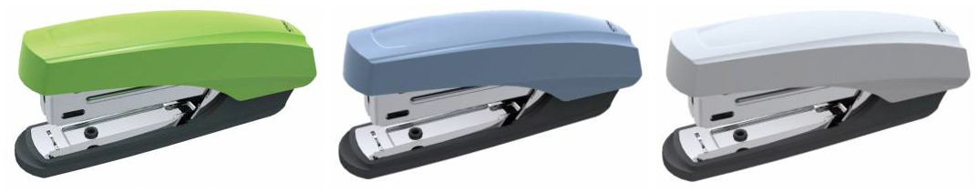 Степлер 10 до 12л DELI с антистеплером ассорти, арт. E0238
