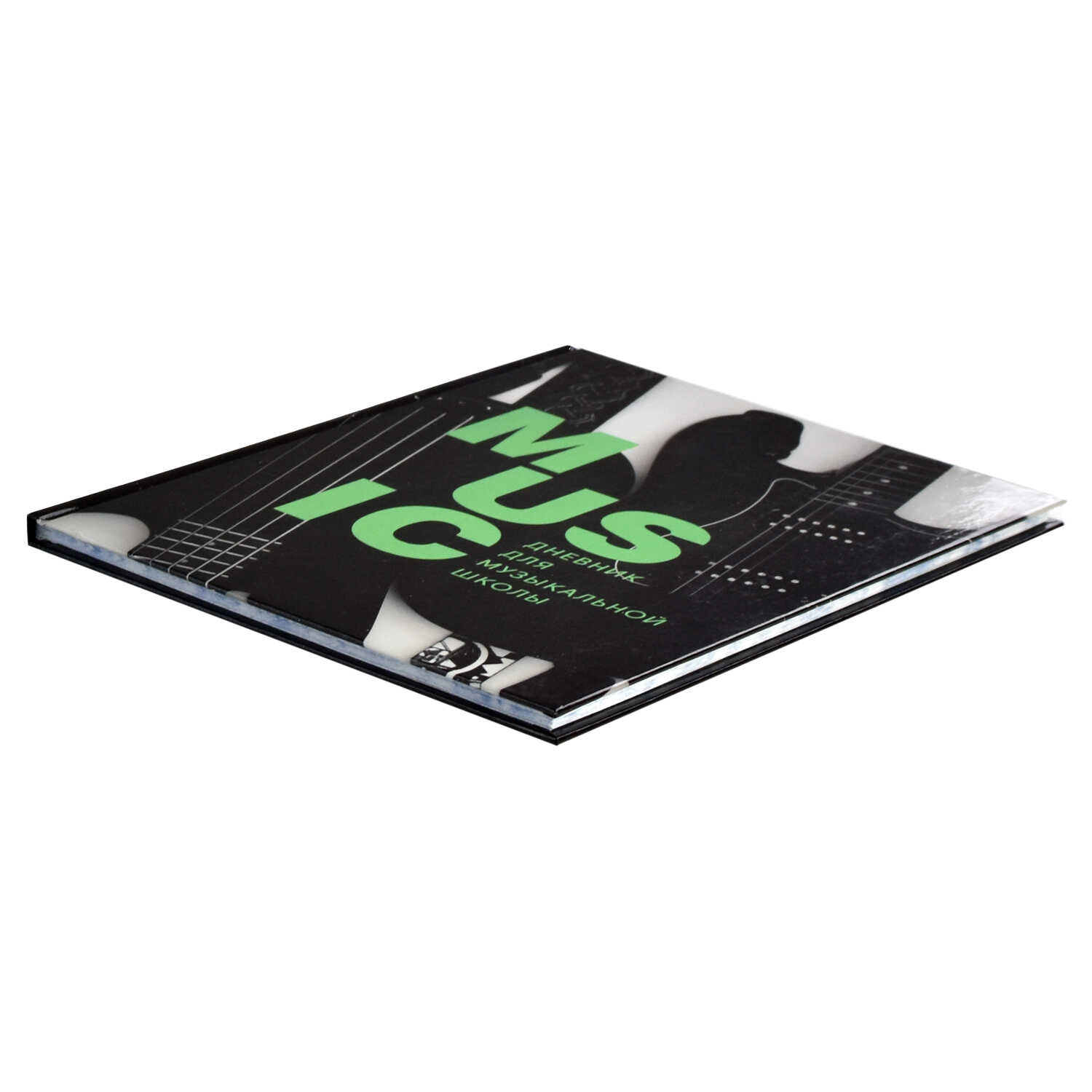 Дневник для музыкальной школы твердая обложка ФЕНИКС Стильный черный, арт. 60338