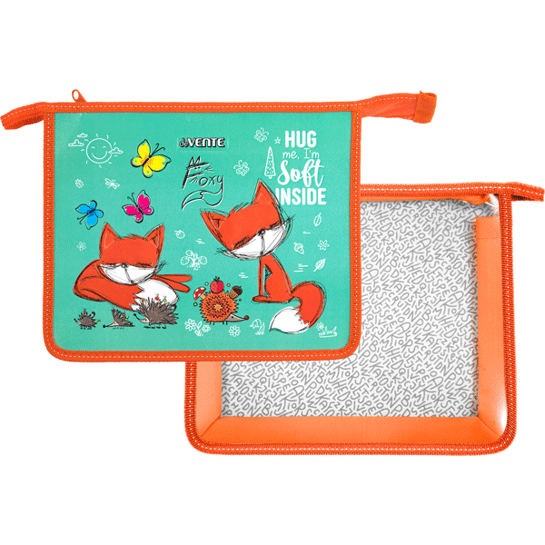 Папка для тетрадей А5 на молнии 1 отделение deVENTE Foxy дно с расширением до 4,5см, арт. 8053203