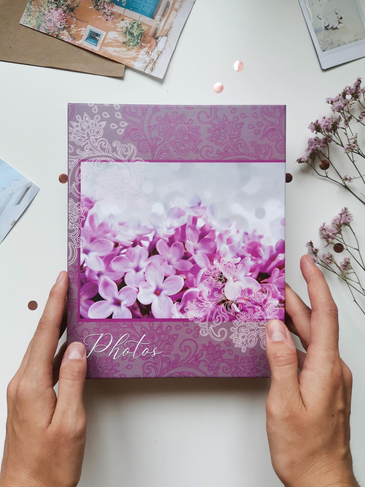 Фотоальбом 10*15 200 фото ПОЛИНОМ Bloom Сирень, арт. FA 200.005-4