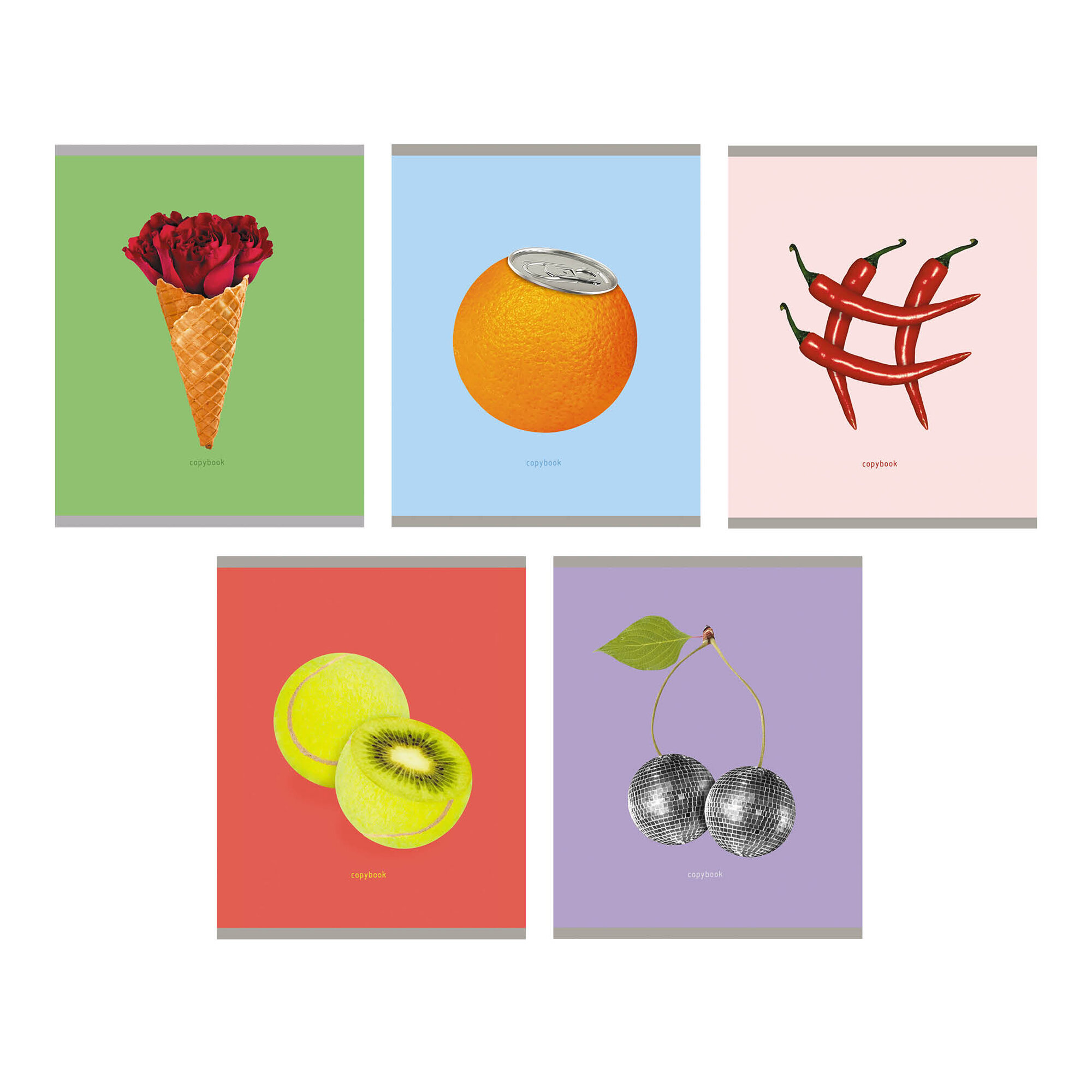 Тетрадь А5 96л клетка LISTOFF Super-mix ассорти, арт. ТК967794