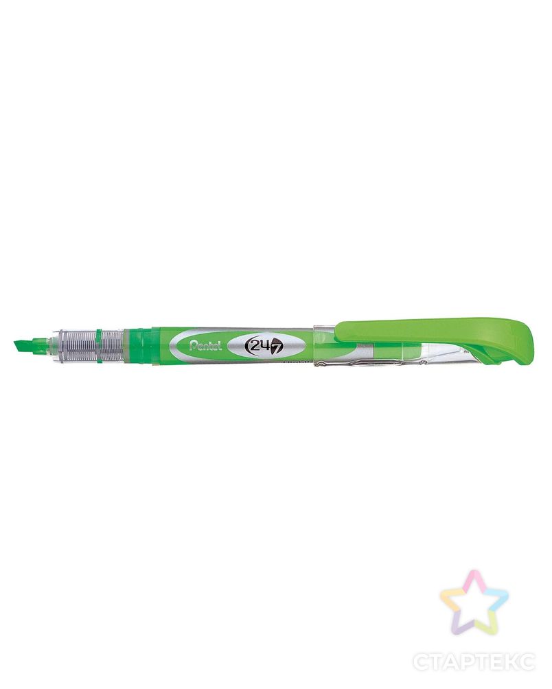 Маркер текстовой салатовый 3,5мм PENTEL Highlighter с жидкими чернилами, арт. SL12-K