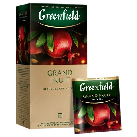 Чай черный GREENFIELD Grand Fruit Гранат/Розмарин 25пак, арт. 621970/13874